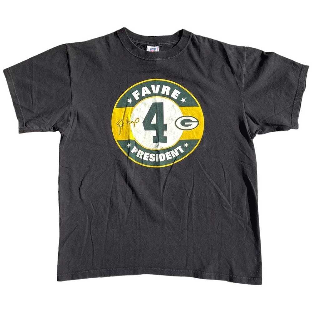 Vintage Tshirt, 90s T-Shirt, NFL, Brett Favre, Green Bay Packers, VintageCatTastrophe