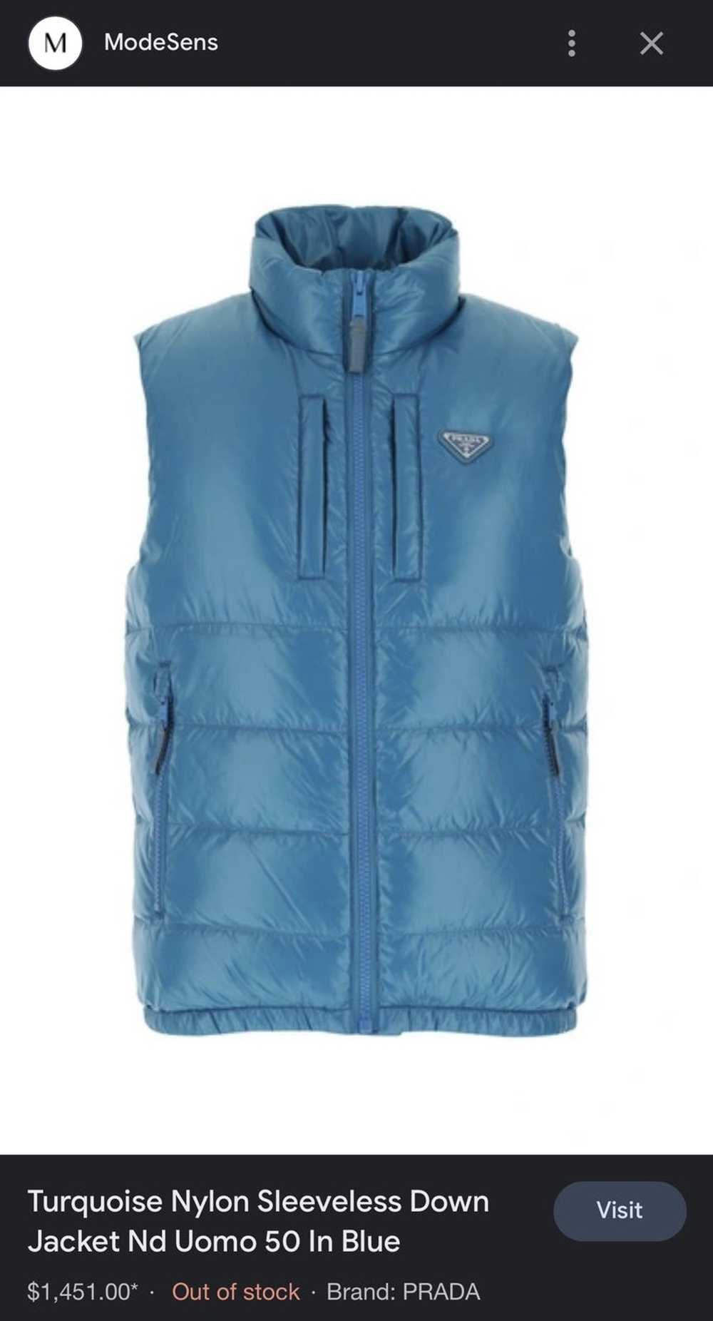 Prada Prada Padded Vest with triangle logo - image 7