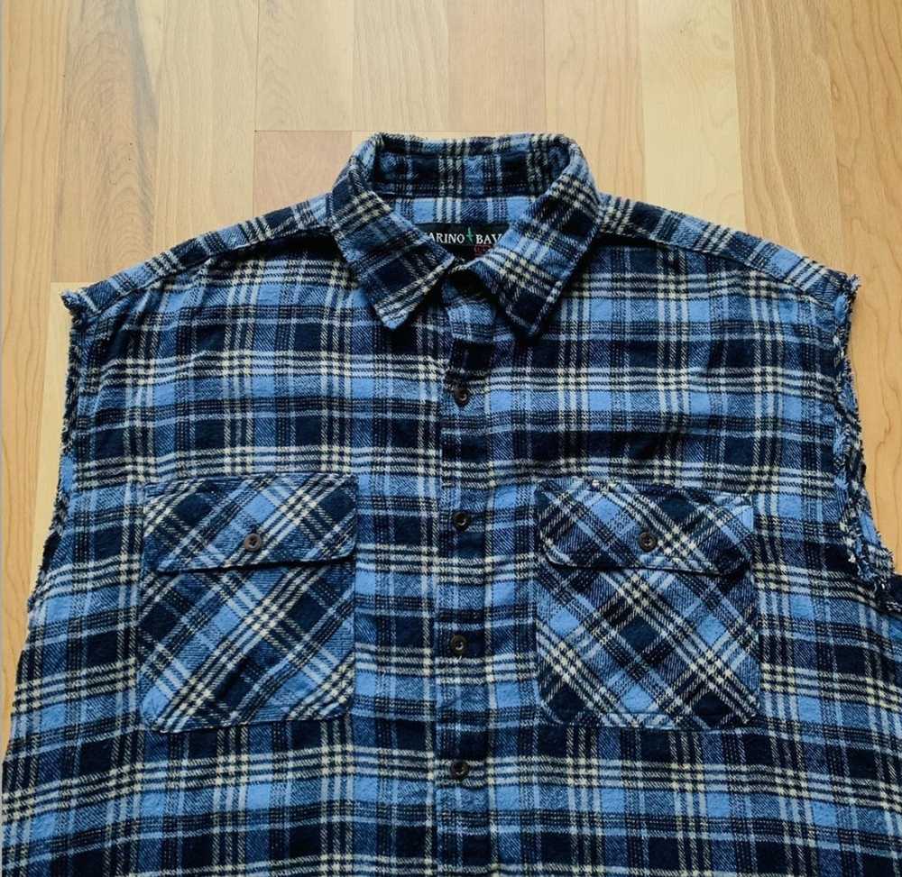 Other Marino Bay Cut off flannel blue Large - image 3