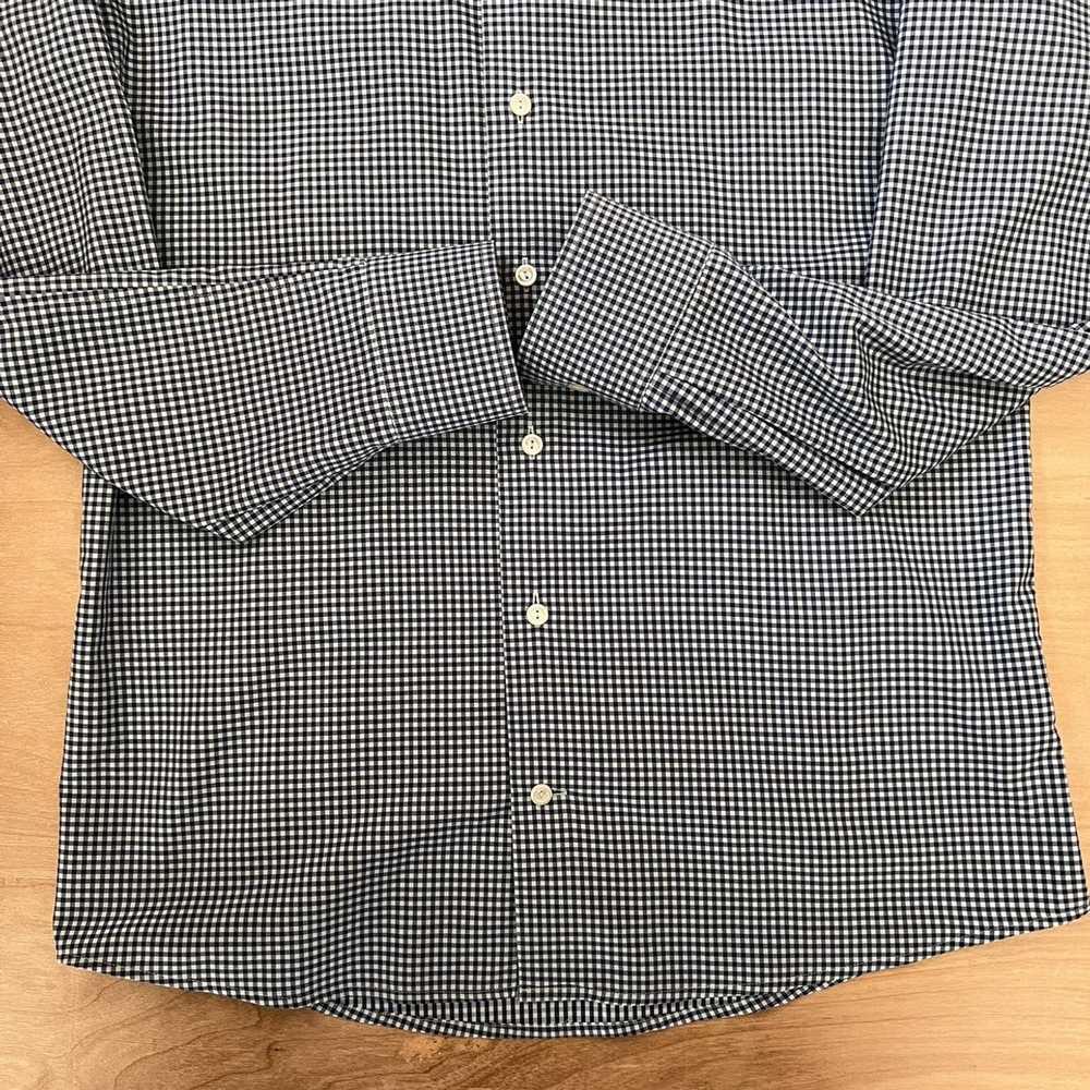 Eton × Sportswear Eton Dress Shirt 16 Blue Teal C… - image 3