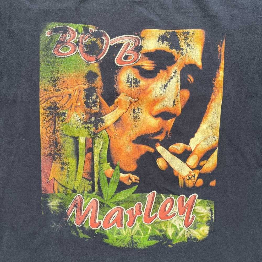 Bob Marley × Rap Tees × Vintage Vintage Bob Marle… - image 3
