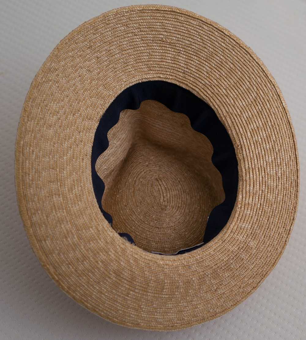 Other Anthony Peto PANAMA fedora straw hat size 59 - image 6
