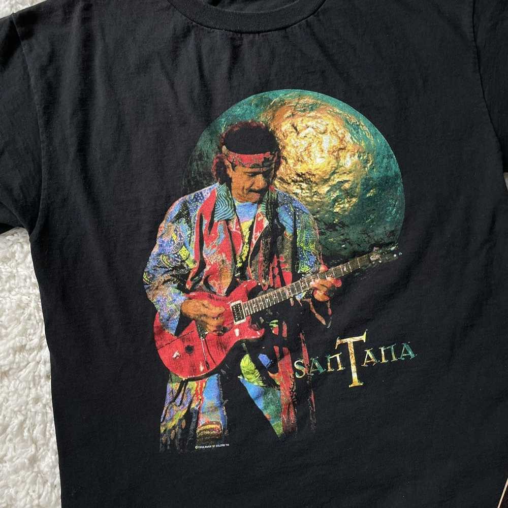 Band Tees × Vintage Vintage 1998 Carlos Santana L… - image 2