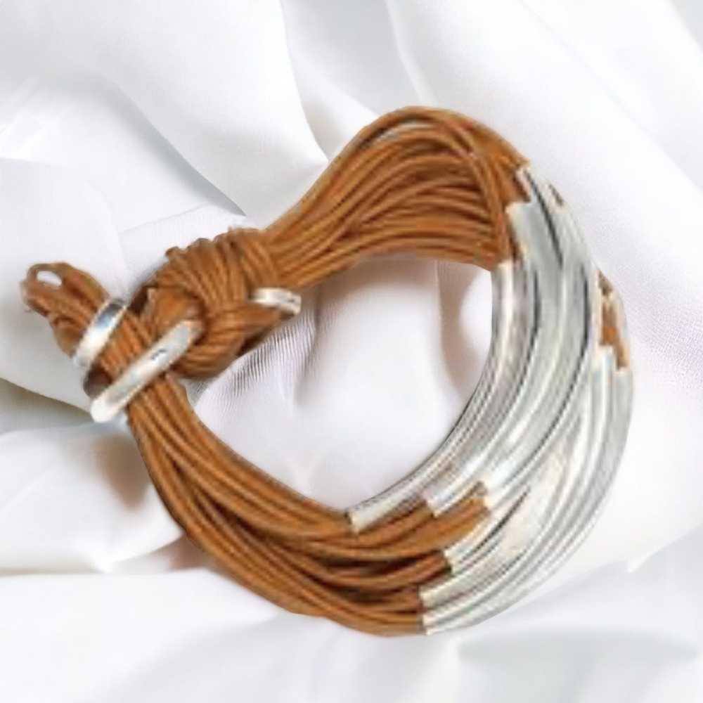 Other Multi strand tube bead cord bracelet - image 1