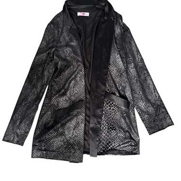 Buddy BUDDY LOVE Hugh Black Cobra Oversized Blazer