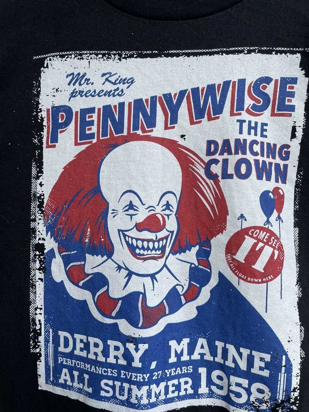 Band Tees × Vintage Vintage Pennywise Horror Kill… - image 2