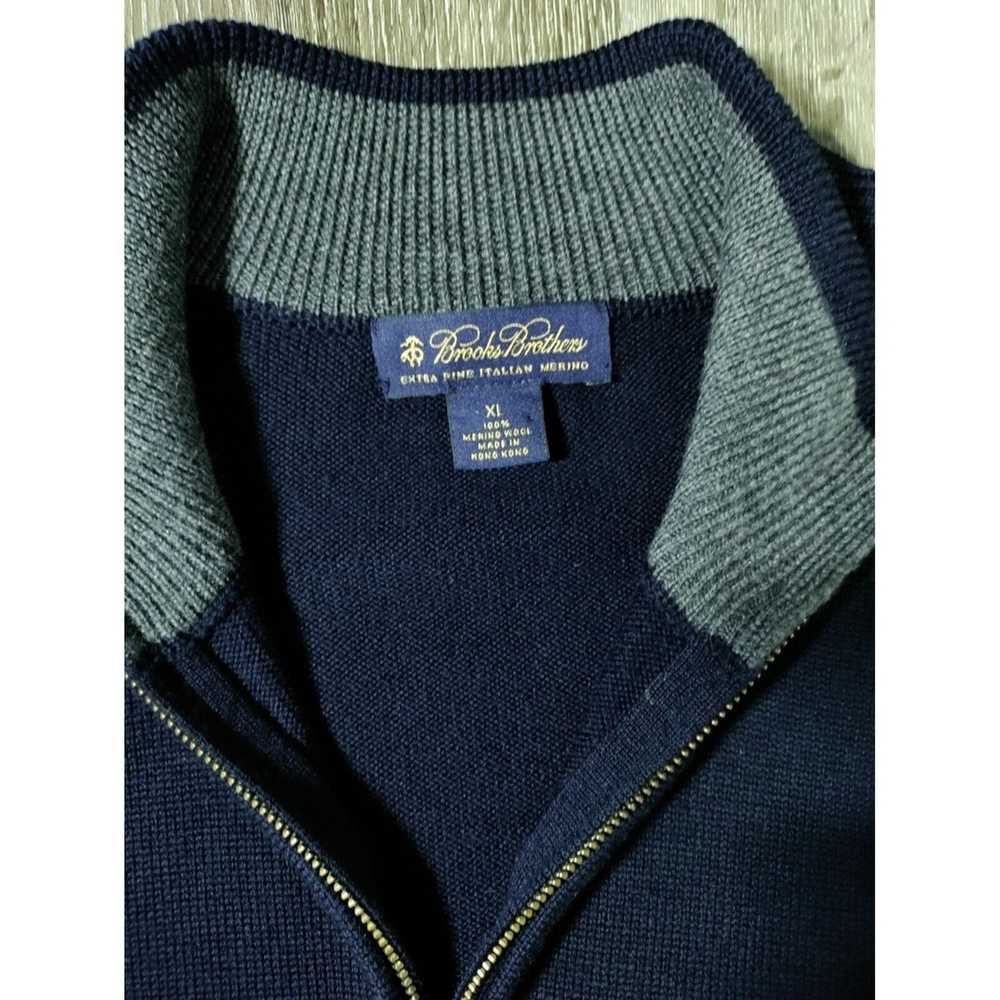 Brooks Brothers Brooks Brothers Sweater XL 1/4 Zi… - image 4