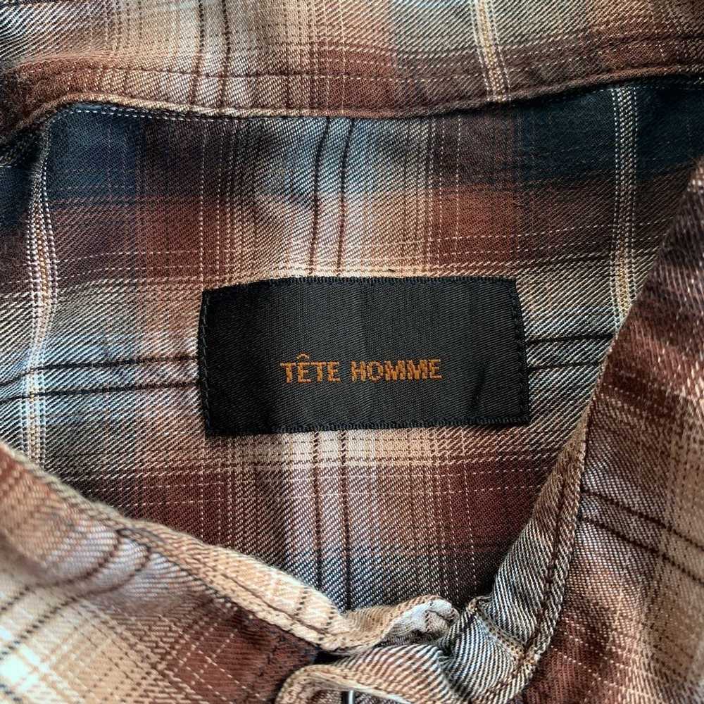 Japanese Brand × Tete Homme Tete Homme Shirt Cargo - image 7