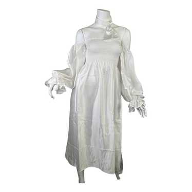 Sleeper Silk mid-length dress
