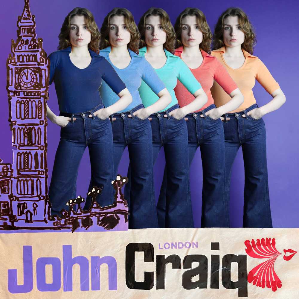 Vintage 1970s DEADSTOCK John Craig Dagger Collar … - image 3
