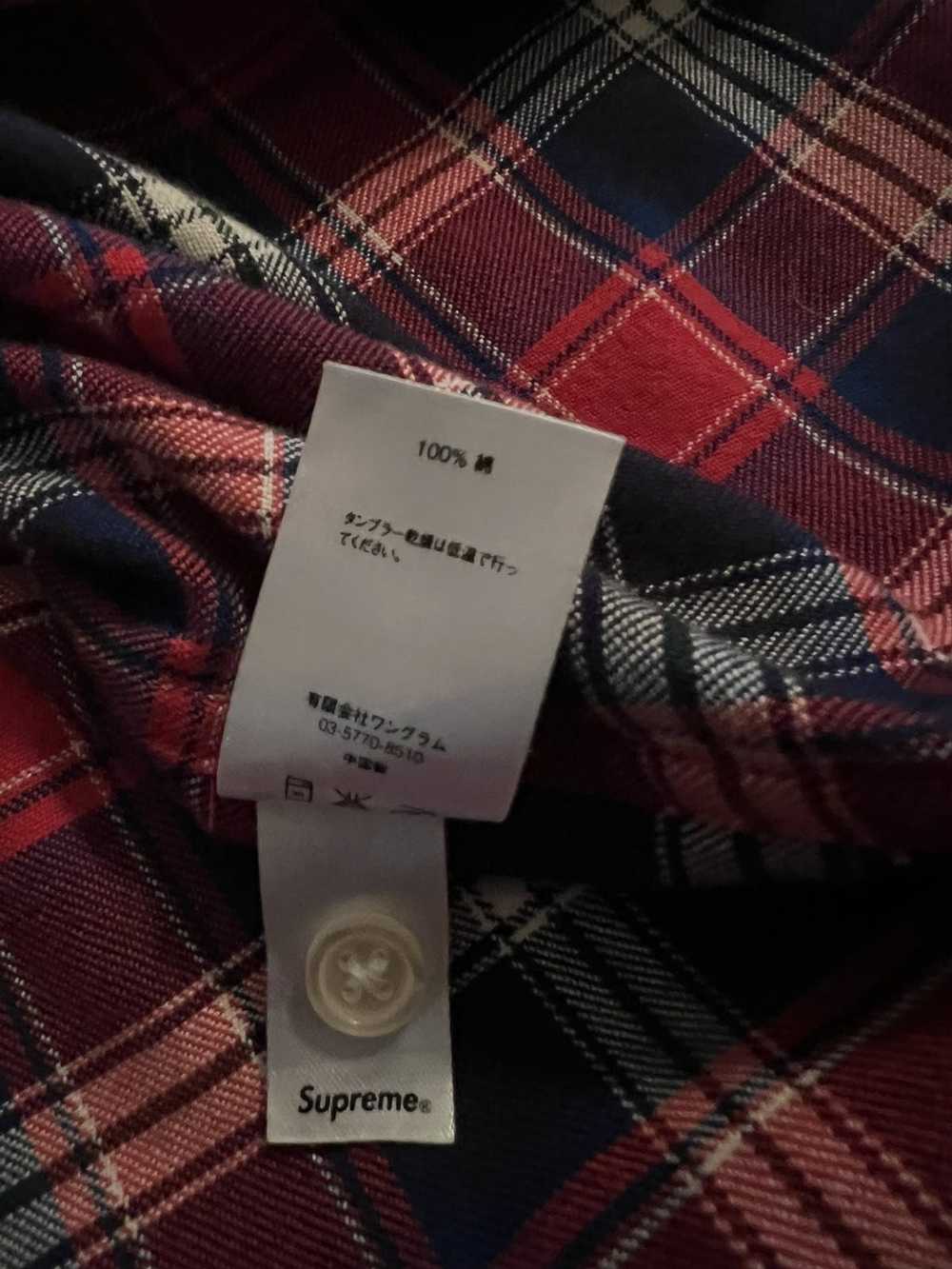 Supreme Supreme plaid red and blue flannel - image 6