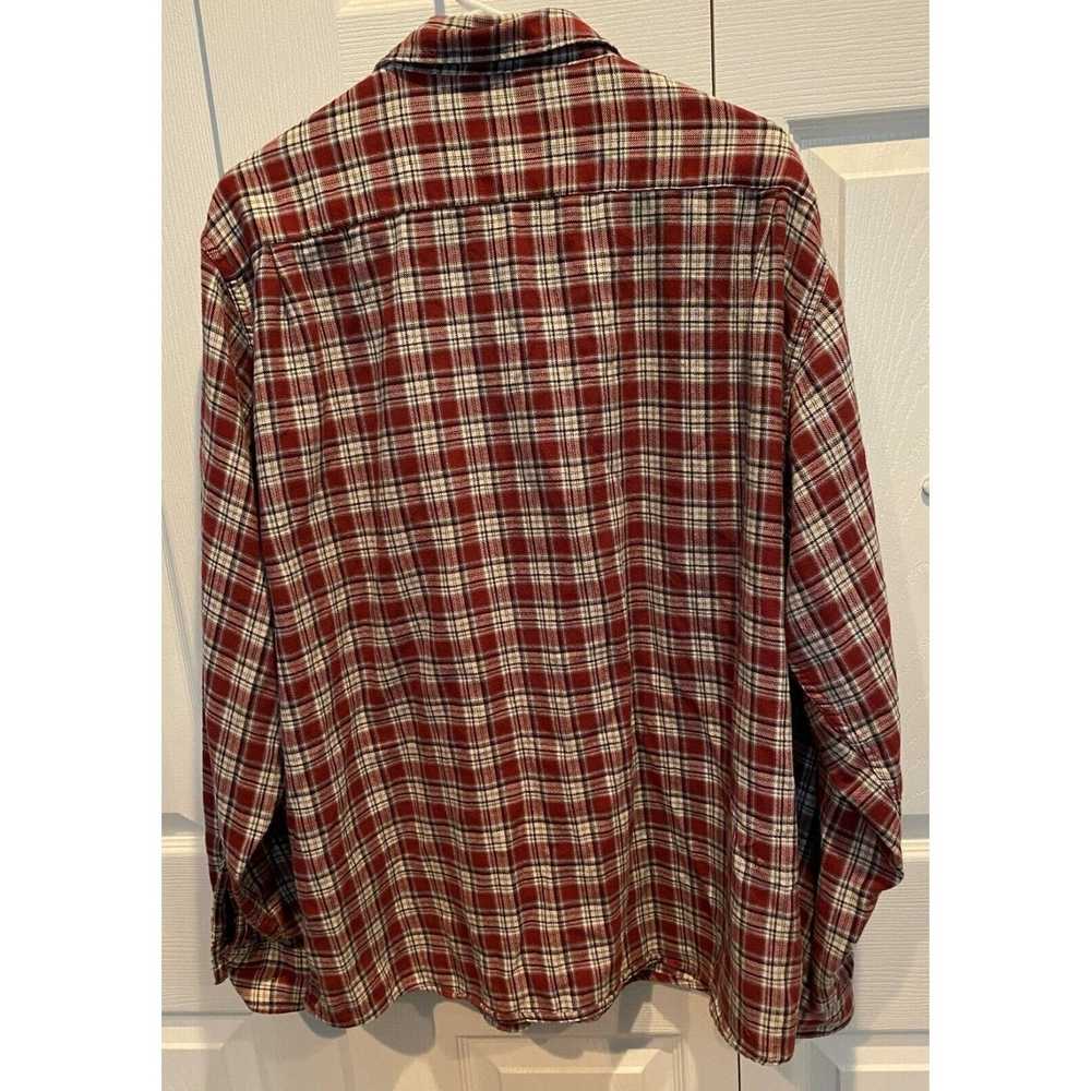 Wrangler Wrangler Men's Shirt 2XL FLANNEL, Red pl… - image 3