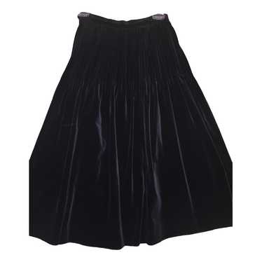 Yves Saint Laurent Velvet mid-length skirt - image 1