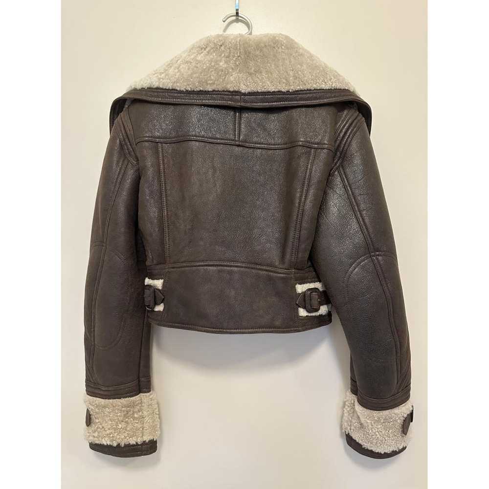 Burberry Leather biker jacket - image 7