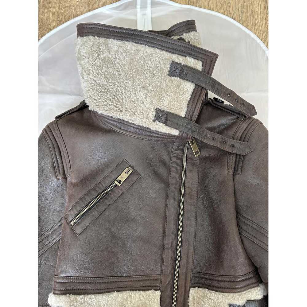 Burberry Leather biker jacket - image 8