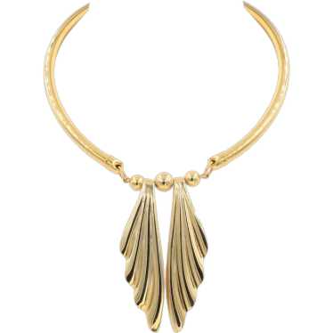 Necklace Park Lane Modernist Tubular Collar Penda… - image 1