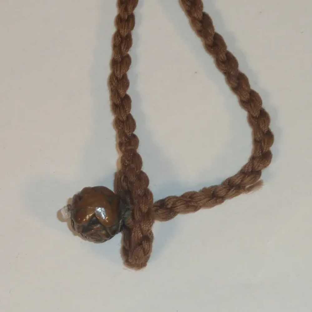 Unusual Cloth Pendant Necklace - image 6