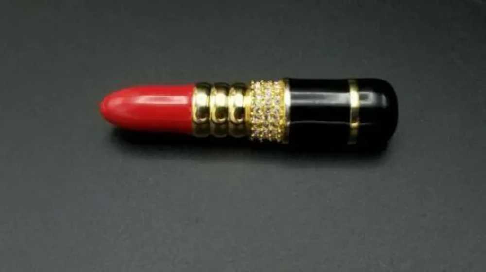 KJL KENNETH J. LANE Enamel and Crystal Large Lips… - image 5