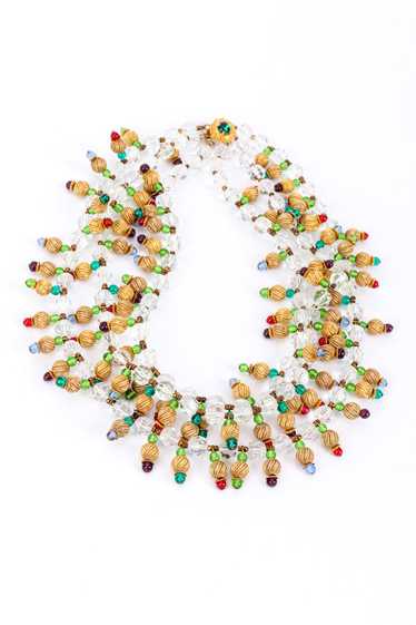 3-Strand Beaded Necklace