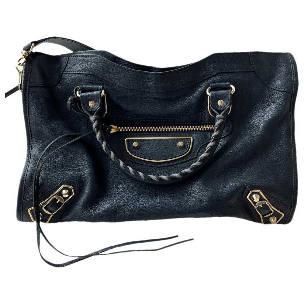 Balenciaga Classic Metalic leather handbag - image 1