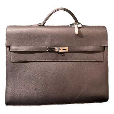 Hermes Kelly Depeches Pouch Togo 25 Brown 1777607