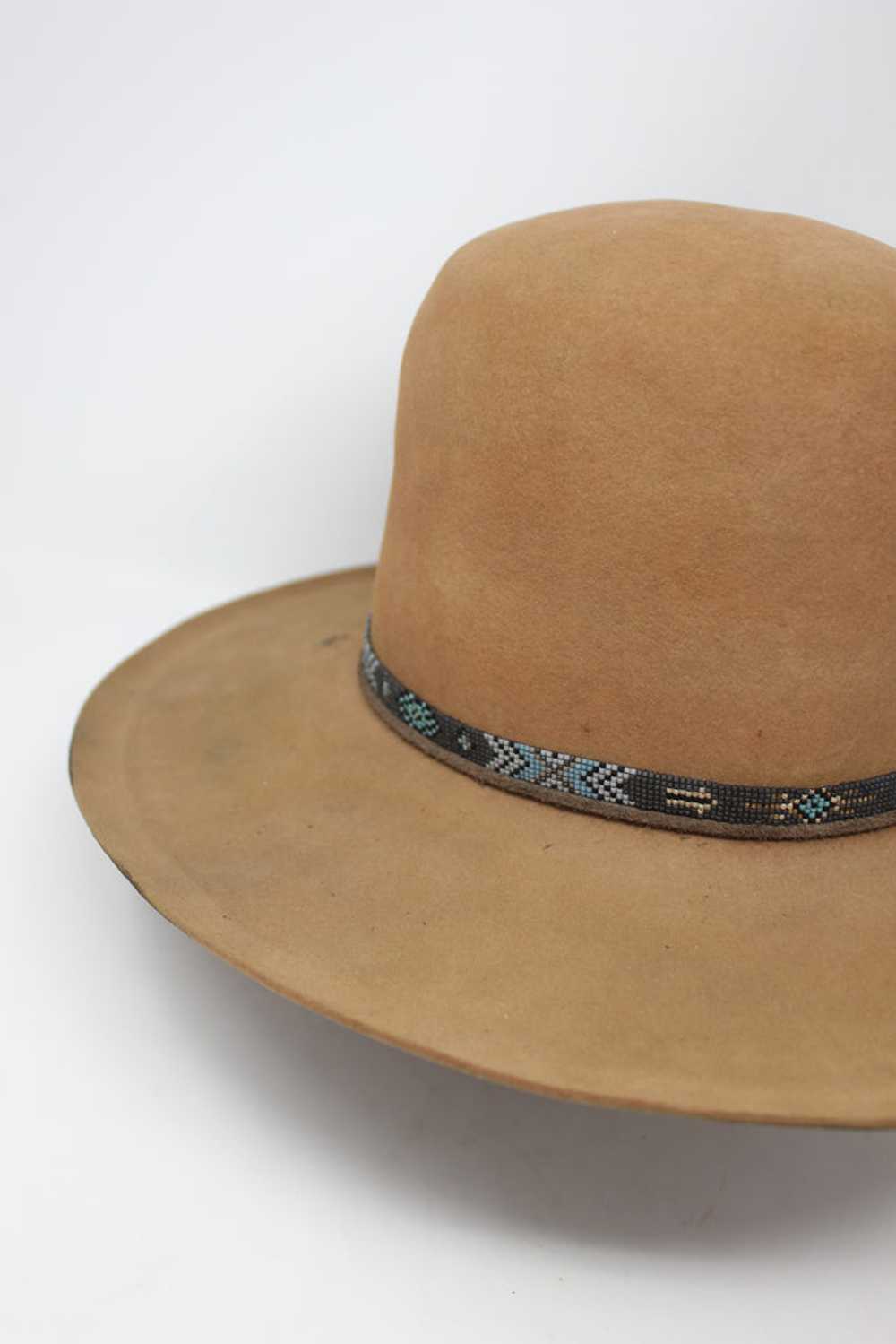 Handmade Lone Hawk "Cree Mountain" Hat Size 7 Han… - image 4