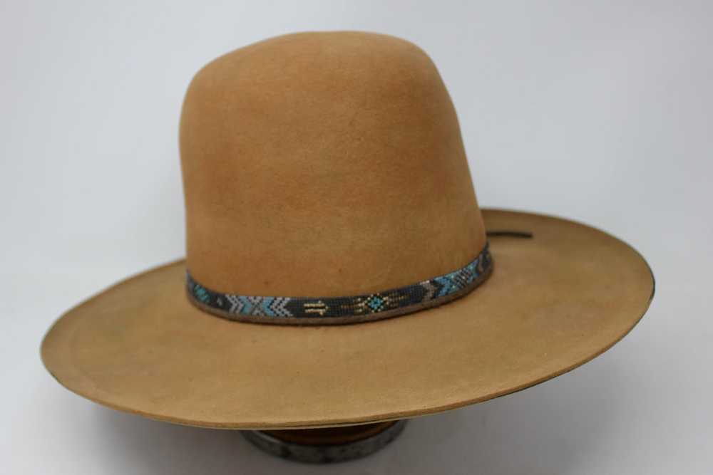 Handmade Lone Hawk "Cree Mountain" Hat Size 7 Han… - image 5