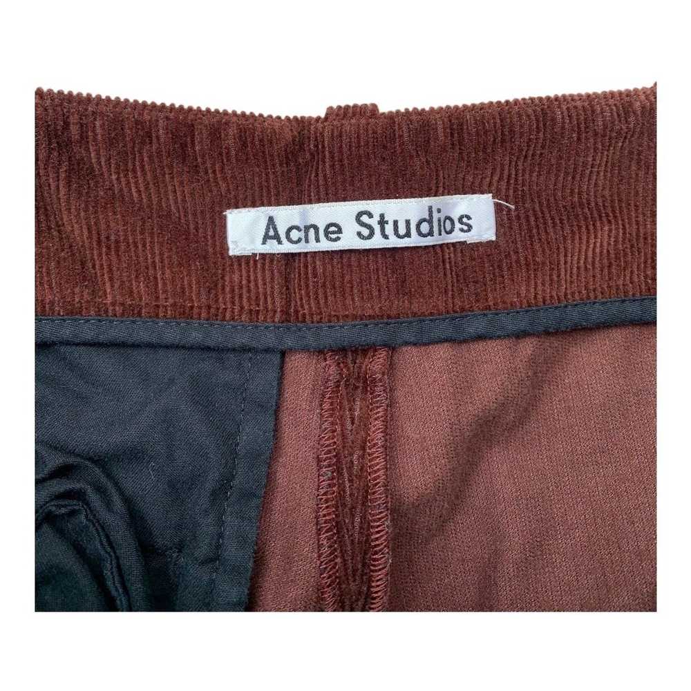 Acne Studios Acne Studious Cord 3/4 Length Flared… - image 3