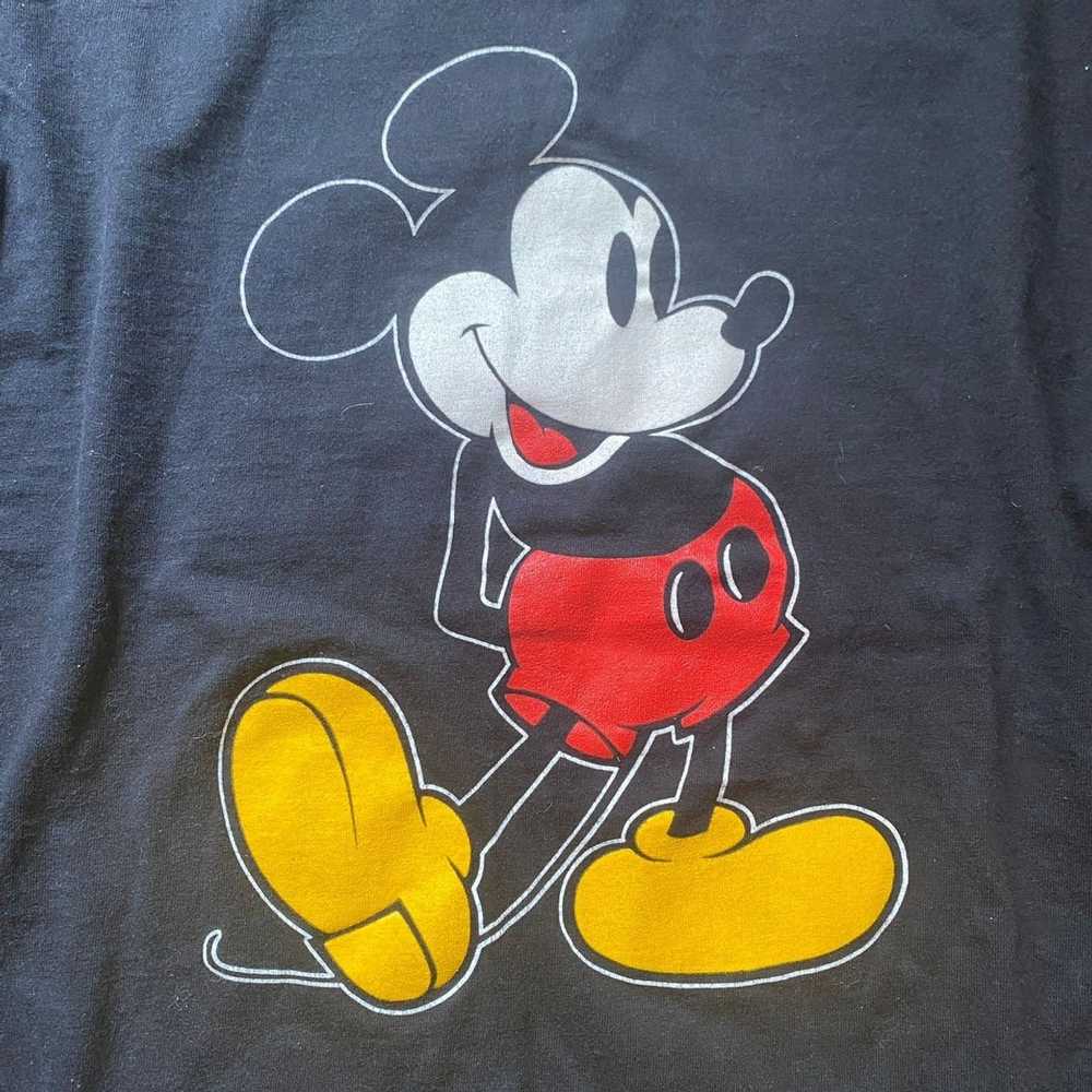 Disney Vintage 80s Disney Mickey Mouse printed bl… - image 2