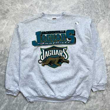 sweetVTGtshirt Jacksonville Jaguars Shirt 90s Vintage Football NFL Tee Teal Single Stitch USA Made XL/2XL