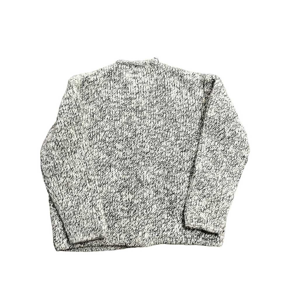 Vintage 60s/70s VTG Gray Wool Chunky Knit Obermey… - image 9