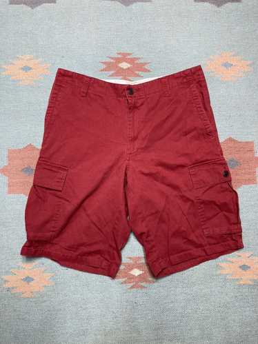 Dockers Dockers cargo shorts crimson red cotton ch