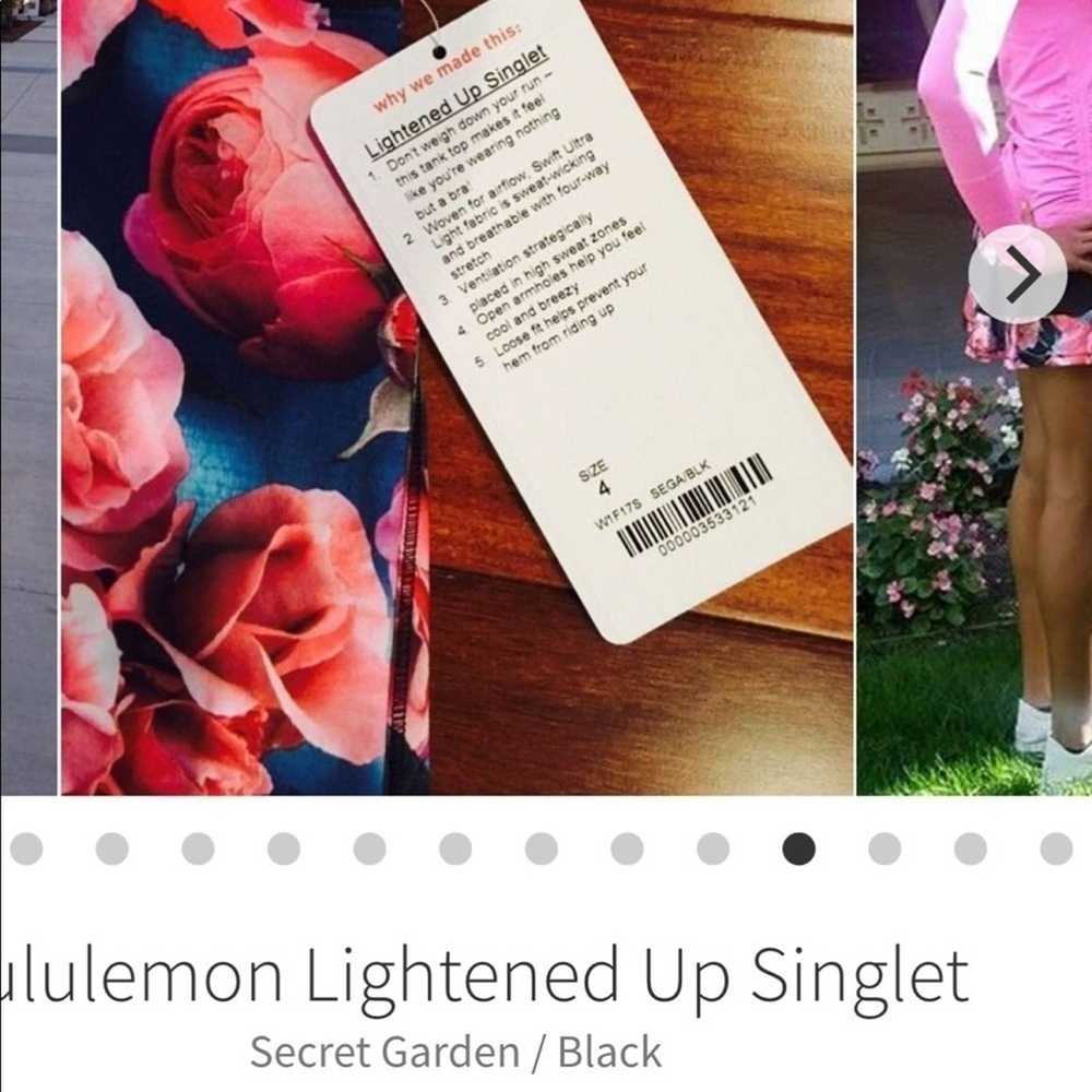 Lululemon lululemon SECRET GARDEN Lightened Up Si… - image 10