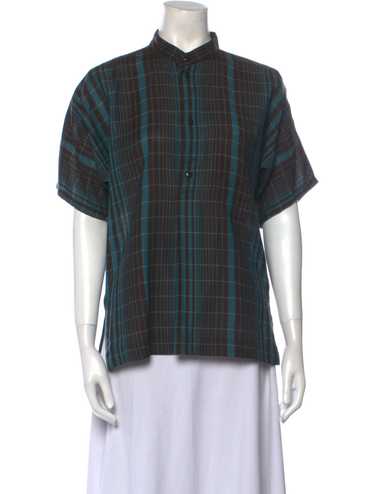 Plantation イッセイミヤケ ドメスティックモード レトロ 切替Tシャツ Maison MIHARA YASUHIRO ONLINE STORE（ミハラヤスヒロ