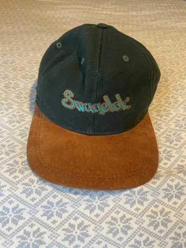 Other × Streetwear × Vintage suede hat green and b