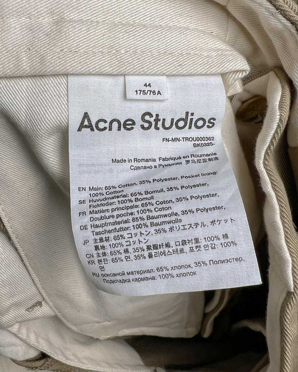 Acne Studios Acne Studios Chino Trousers Sand Bei… - image 4