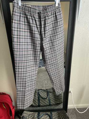 Gucci Gucci plaid drawstring pants