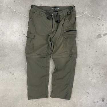 BC Clothing Mens L X 30 Convertible Hiking Utility Cargo Pants Tan Beige