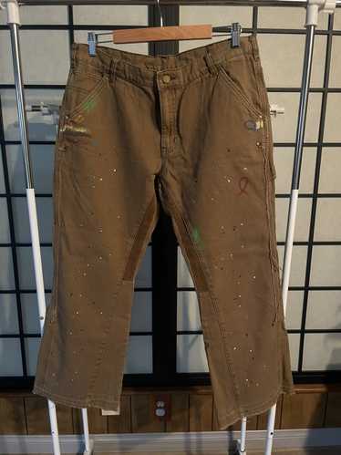 Streetwear PAINT SPLATTER FLARE PANTS