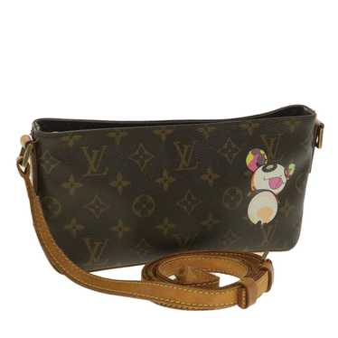 LOUIS VUITTON Monogram Trotteur Shoulder Bag M51240 LV Auth q005 Brown  Cloth ref.388253 - Joli Closet