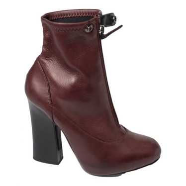 Emporio Armani Leather ankle boots