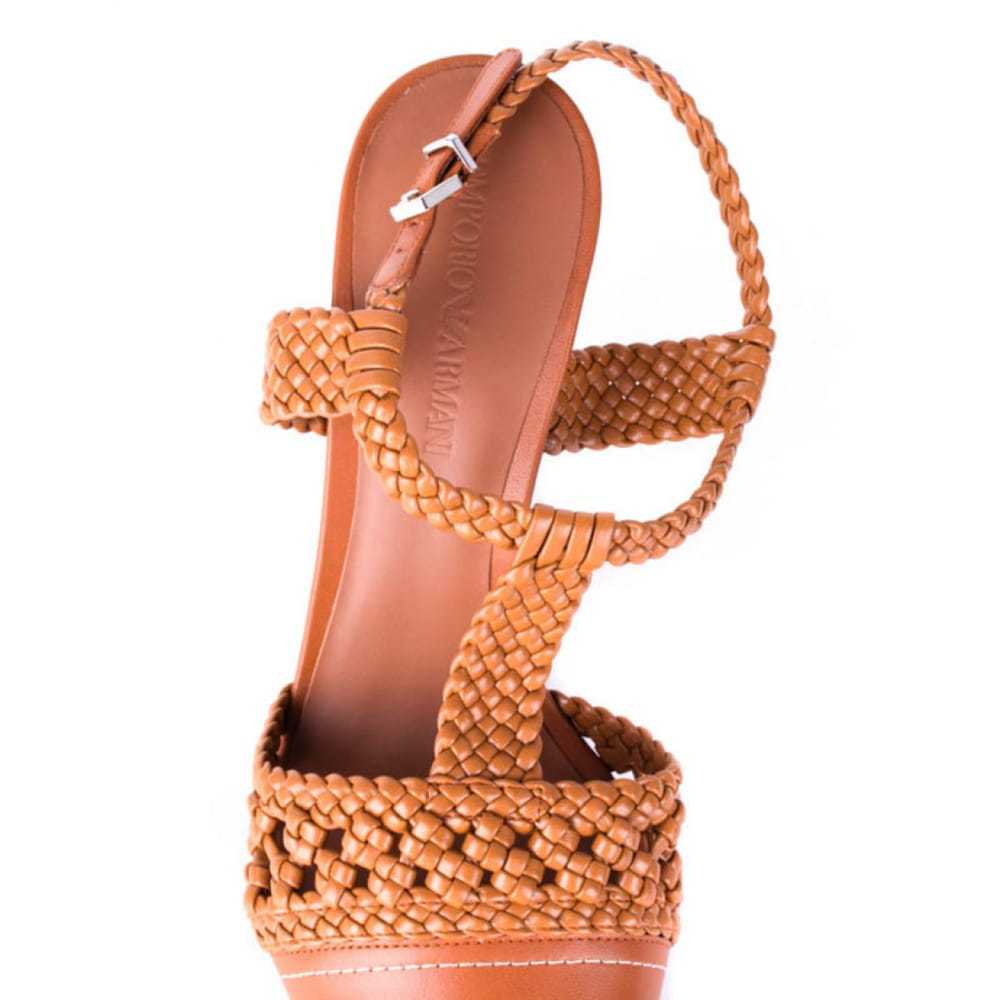 Emporio Armani Leather sandals - image 6