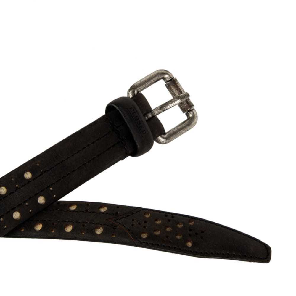 Closed Leather belt - image 3