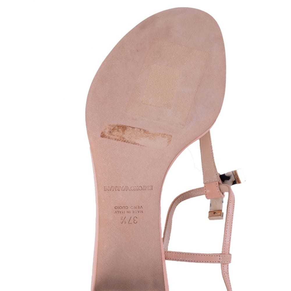 Emporio Armani Leather flip flops - image 5