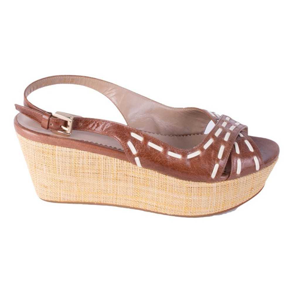 Emporio Armani Leather sandals - image 1