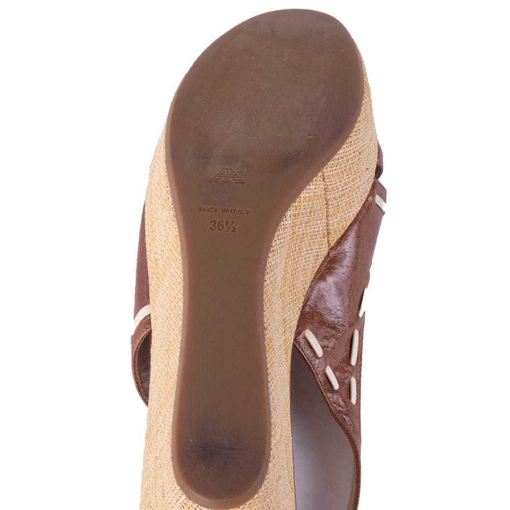 Emporio Armani Leather sandals - image 5