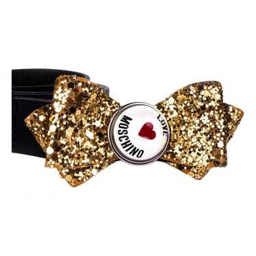 Moschino Love Leather belt