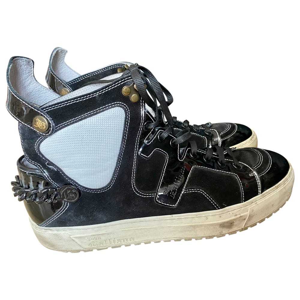 Galliano Patent leather high trainers - image 1