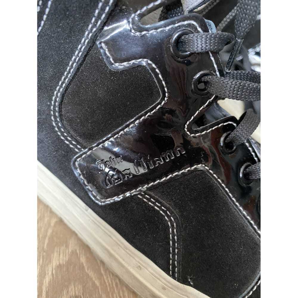 Galliano Patent leather high trainers - image 6