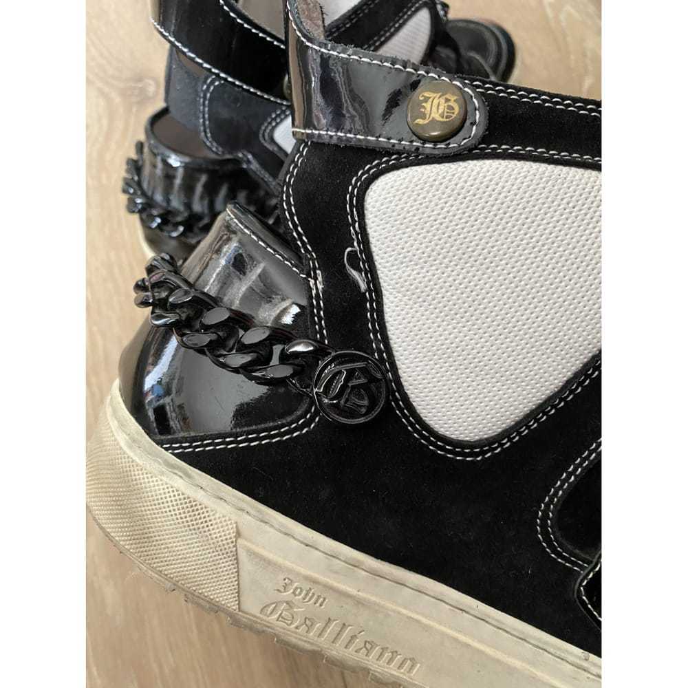 Galliano Patent leather high trainers - image 9